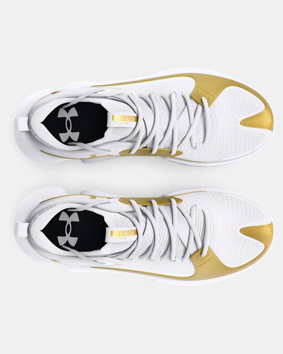 中性UA Flow FUTR X 3籃球鞋 in White image number 2